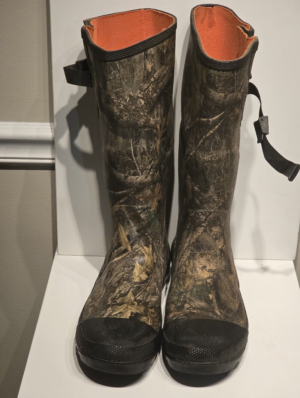 Magellan Outdoors Realtree Edge Tall Rubber Fishing Boots Men Size 11 M